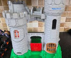 vintage fisher price castle and figures