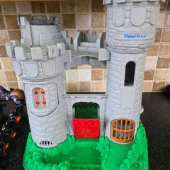 vintage fisher price castle and figures
