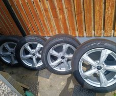 BARGAIN Audi Alloys and Tyres 8mm tread 5x112