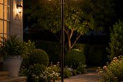 Solar Lamp Post Street Light with Planter Automatic