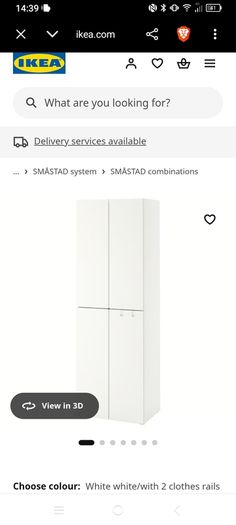 IKEA Smastad wardrobe