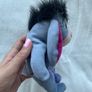 DISNEY EEYORE Winnie The POOH approx 12" Soft Toy Plush Vivid used Please Used There is a small hole on his ear Please look at the pictures Image 5