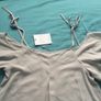 SAVIDA grey cherry tie cami blouse, NEW, size 10 Image 2