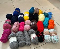 Selection of Aran wool