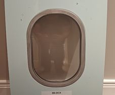 Authentic Airbus A319 Aircraft Window Panel Cyprus Airways | Reg 5B-DCX