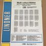 Lindner Muti-Collect. Partial Pack of 7. No 1324 ideal for Stamps (singles, line of stamps or definitive booklet). Image 2