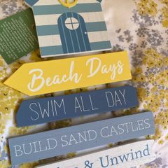 ShabbyChic Nautical Decor Set of 2 Items 12e