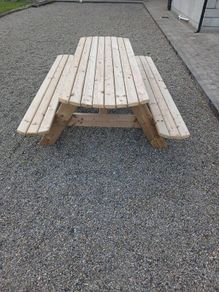 large picnic table