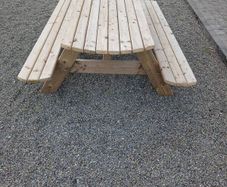 large picnic table