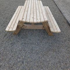 large picnic table