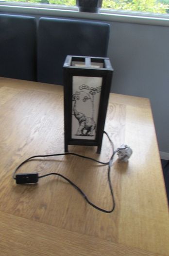 Square Elephant Lamp for Sale