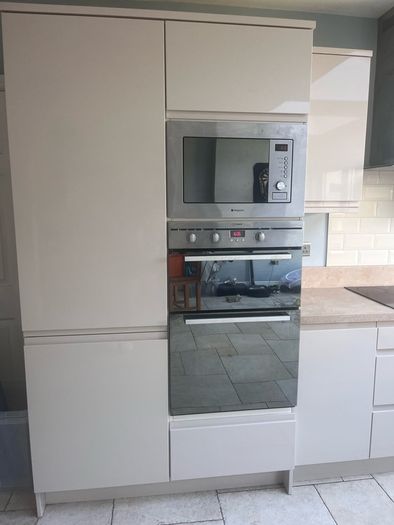 Solid painted kitchen
