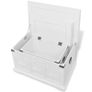 Two Piece Storage Chest Set White Image 4