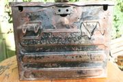 Vintage Military Flare and Smoke Distress Signal Box Ammo Box H-9,5" 11" x 5"