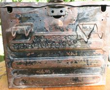 Vintage Military Flare and Smoke Distress Signal Box Ammo Box H-9,5" 11" x 5"