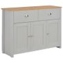 Sideboard Grey 112x35x81 cm Image 2