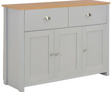 Sideboard Grey 112x35x81 cm