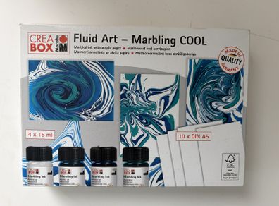 Marabu Crea Box M Fluid Art Marbling Cool kit