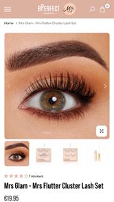 BPerfect Cosmetics Mrs Glam - Mrs Flutter Cluster Lash Set