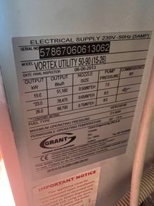 Grant Vortex Utility Boiler 50/90