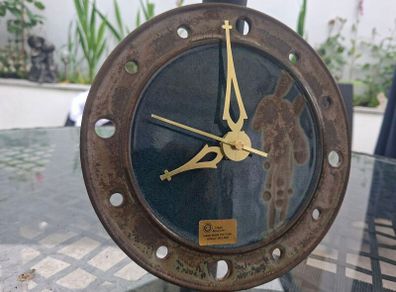 Lovely Louis Mulcahy Pottery Wall Clock handmade in Dingle
