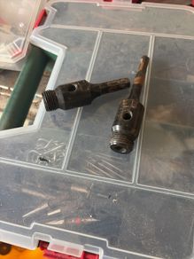 Core bit attachment