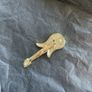 Enamel Guitar Brooch Image 7
