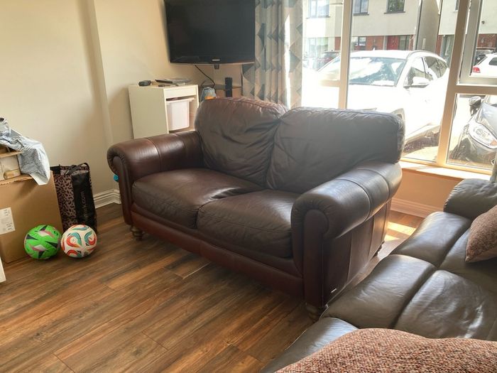 Quality  Italian Natuzzi" leather sofa