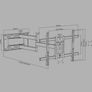 Tv Wall Mount Bracket Tilt Swivel Long Arm 32-70" Image 2
