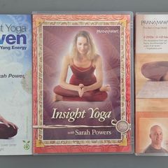 4 x Rare Yoga DVDs - Sarah Powers, Paul Grilly