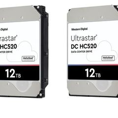 Western Digital Ultrastar DC HC520  24TB (2 x 12TB) 3.5 Inch SATA Hard Drive