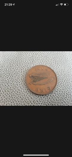 1964 Eire 1d Coin