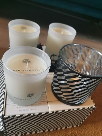 Crabtree & Evelyn candle trio