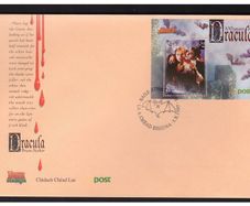 1997 Ireland 32p Mars Centenary of Bram Stokers Dracula Commemorative Stamp Miniature Sheet An Post First Day Cover (FDC)