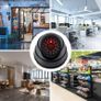 Dummy Cameras Fake CCTV 2PCS, Dome Dummy Fake Security CCTV Camera Simulation Monitor with Flashing LED Light, Dummy CCTV Camera Outdoor Indoor, Dummy Fake Camera Waterproof with 2 CCTV Signs + Screws Image 7