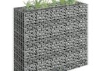Gabion Raised Bed Galvanised Steel 90x30x90 cm