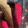 Joe Browns flamingo print black canvas shoes Image 4