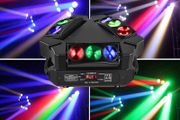 RGB Mini 9 LEDs Bird Moving Head Stage Light DMX-512 Party Disco Club