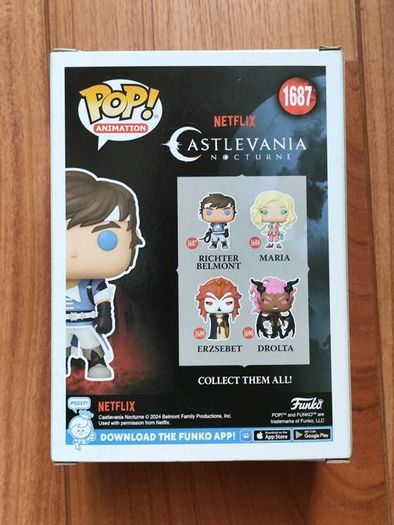 Funko Pop 1687 Castlevania Nocturne Richter Belmont Netflix Anime Manga Japan Figure