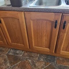Solid oak kitchen