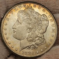 USA United States Silver 1883 CC Carson City Morgan Dollar Beautiful Uncirculated Lustrous Superb!!
