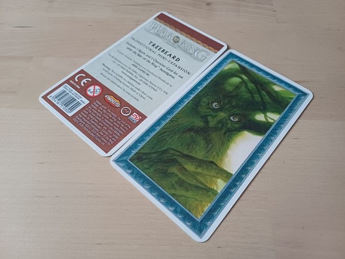 War of the Ring Middle-earth Treebeard Mini Expansion Cards & Figure Promo Set 2012 NEW