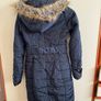 Padded Puffer Hooded Mid Length Coat, size 8 Image 6