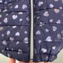 Purple winter jacket for a girl, with hood, 116cm (5-6 years) Image 4