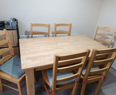 dinning table and chairs