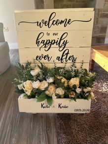 Wedding welcome sign