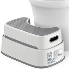 Toilet Stool Squat Adult, Bathroom Stool Heavy Duty, Anti Slip Toilet Step for Bathroom, Toddler Step for Kids