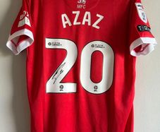 Signed Finn Azaz jersey