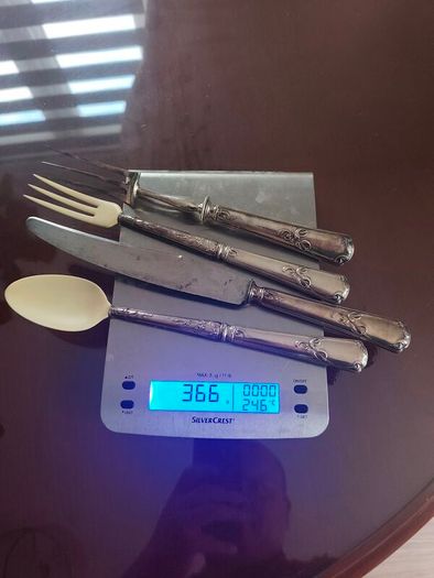 French antique sterling silver cutlery set