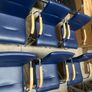 Office Chairs x 8 (Blue) Image 10